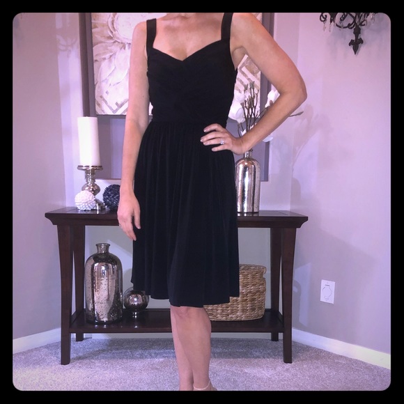 Ann Taylor Little Black Jersey Dress - Picture 1 of 3